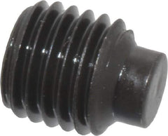 Value Collection - 5/16-24 UNF, 3/8" OAL, Half Dog Point Set Screw - Grade 8 Alloy Steel, 5/32" Key - Eagle Tool & Supply