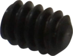 Value Collection - #6-32 UNC, 3/16" OAL, Flat Point Set Screw - Grade 8 Alloy Steel, 1/16" Key - Eagle Tool & Supply