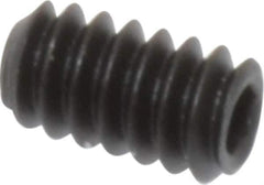 Value Collection - #6-32 UNC, 1/4" OAL, Flat Point Set Screw - Grade 8 Alloy Steel, 1/16" Key - Eagle Tool & Supply