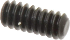 Value Collection - #6-32 UNC, 5/16" OAL, Flat Point Set Screw - Grade 8 Alloy Steel, 1/16" Key - Eagle Tool & Supply