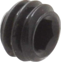 Value Collection - #8-32 UNC, 1/8" OAL, Flat Point Set Screw - Grade 8 Alloy Steel, 5/64" Key - Eagle Tool & Supply