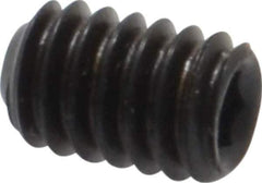 Value Collection - #8-32 UNC, 1/4" OAL, Flat Point Set Screw - Grade 8 Alloy Steel, 5/64" Key - Eagle Tool & Supply
