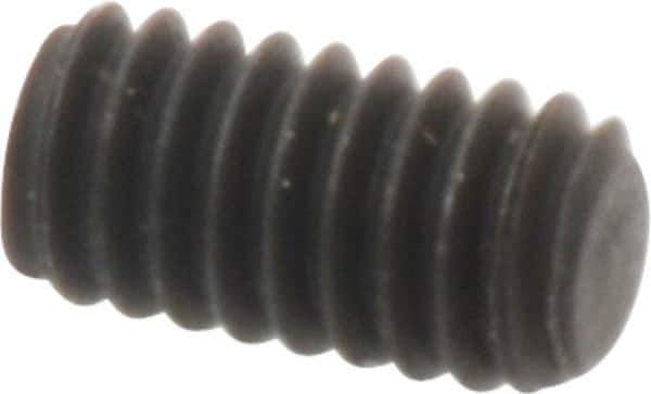 Value Collection - #8-32 UNC, 5/16" OAL, Flat Point Set Screw - Grade 8 Alloy Steel, 5/64" Key - Eagle Tool & Supply