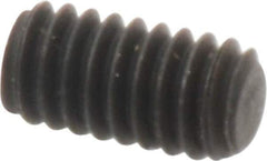 Value Collection - #8-32 UNC, 5/16" OAL, Flat Point Set Screw - Grade 8 Alloy Steel, 5/64" Key - Eagle Tool & Supply