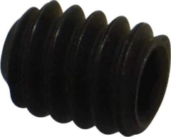 Value Collection - 1/4-20 UNC, 5/16" OAL, Flat Point Set Screw - Grade 8 Alloy Steel, 1/8" Key - Eagle Tool & Supply