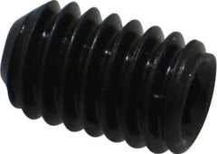 Value Collection - 5/16-18 UNC, 1/2" OAL, Flat Point Set Screw - Grade 8 Alloy Steel, 5/32" Key - Eagle Tool & Supply