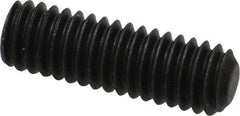 Value Collection - 5/16-18 UNC, 1" OAL, Flat Point Set Screw - Grade 8 Alloy Steel, 5/32" Key - Eagle Tool & Supply