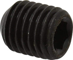 Value Collection - 5/16-24 UNF, 3/8" OAL, Flat Point Set Screw - Grade 8 Alloy Steel, 5/32" Key - Eagle Tool & Supply