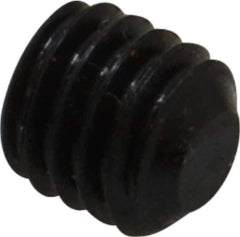 Value Collection - 3/8-16 UNC, 3/8" OAL, Flat Point Set Screw - Grade 8 Alloy Steel, 3/16" Key - Eagle Tool & Supply