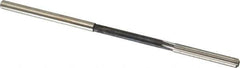 Interstate - #10 High Speed Steel Chucking Reamer - Straight Flute, 0.186" Straight Shank, 1-1/4" Flute Length, 5" OAL - Eagle Tool & Supply