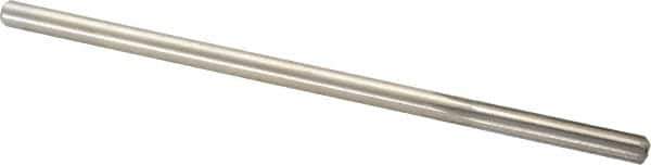 Interstate - #12 High Speed Steel Chucking Reamer - Straight Flute, 0.1805" Straight Shank, 1-1/8" Flute Length, 4-1/2" OAL - Eagle Tool & Supply