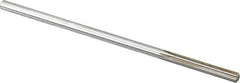 Interstate - #14 High Speed Steel Chucking Reamer - Straight Flute, 0.1755" Straight Shank, 1-1/8" Flute Length, 4-1/2" OAL - Eagle Tool & Supply