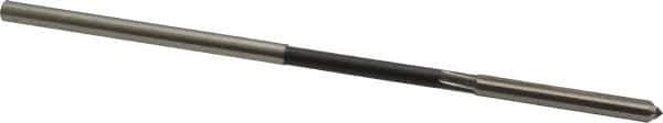 Interstate - #20 High Speed Steel Chucking Reamer - Straight Flute, 0.153" Straight Shank, 1-1/8" Flute Length, 4-1/2" OAL - Eagle Tool & Supply