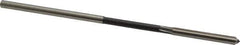 Interstate - #20 High Speed Steel Chucking Reamer - Straight Flute, 0.153" Straight Shank, 1-1/8" Flute Length, 4-1/2" OAL - Eagle Tool & Supply