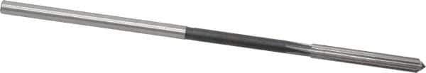 Interstate - #21 High Speed Steel Chucking Reamer - Straight Flute, 0.153" Straight Shank, 1-1/8" Flute Length, 4-1/2" OAL - Eagle Tool & Supply