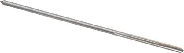 Interstate - #44 High Speed Steel 4 Flute Chucking Reamer - Straight Flute, 0.081" Straight Shank, 3/4" Flute Length, 3" OAL - Eagle Tool & Supply