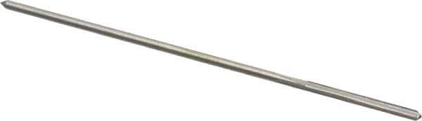 Interstate - #47 High Speed Steel 4 Flute Chucking Reamer - Straight Flute, 0.072" Straight Shank, 3/4" Flute Length, 3" OAL - Eagle Tool & Supply