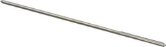 Interstate - #47 High Speed Steel 4 Flute Chucking Reamer - Straight Flute, 0.072" Straight Shank, 3/4" Flute Length, 3" OAL - Eagle Tool & Supply