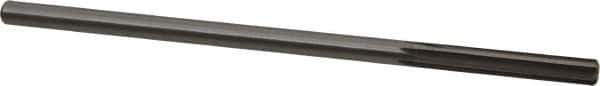 Interstate - Letter F High Speed Steel Chucking Reamer - Straight Flute, 1/4" Straight Shank, 1-1/2" Flute Length, 6" OAL - Eagle Tool & Supply