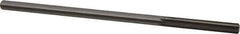 Interstate - Letter F High Speed Steel Chucking Reamer - Straight Flute, 1/4" Straight Shank, 1-1/2" Flute Length, 6" OAL - Eagle Tool & Supply