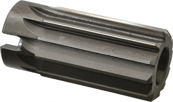 Interstate - 1-3/8" Reamer Diam, Straight Flute Shell Reamer - Eagle Tool & Supply