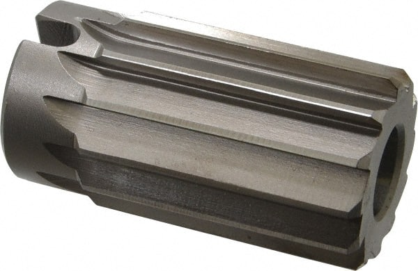 Interstate - 1-5/8" Reamer Diam, Straight Flute Shell Reamer - Eagle Tool & Supply