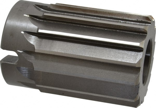 Interstate - 2-1/2" Reamer Diam, Straight Flute Shell Reamer - Eagle Tool & Supply