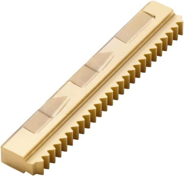 Seco - 1 TPI, External Thread, ISO Standard, 396.19 F30M Grade Thread Mill Insert - Carbide, TiAlN/TiN Coating - Eagle Tool & Supply