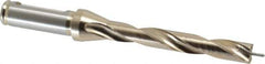 Seco - 12.5 to 12.99mm Diam, 7xD, 3.543" Max Depth, 5/8" Shank Diam, 3.976" Flute, 6.575" OAL, Replaceable Tip Drill - SD100 Insert, SD107 Toolholder, Series SD107 - Eagle Tool & Supply