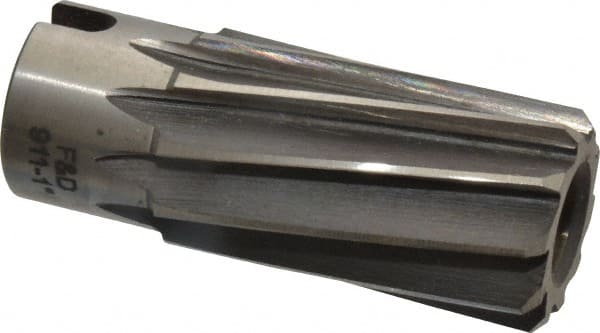 Made in USA - 1" Reamer Diam, Spiral Flute Shell Reamer - Eagle Tool & Supply