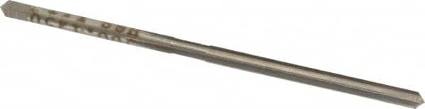 Made in USA - 1/8" Diam, Straight Shank, 1-1/2" Flute, Hand Reamer - Eagle Tool & Supply
