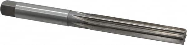 Made in USA - 5/8" Diam, Straight Shank, 3-1/2" Flute, Hand Reamer - Eagle Tool & Supply