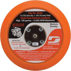 Dynabrade - 6" Diam Disc Backing Pad - 10,000 RPM - Eagle Tool & Supply