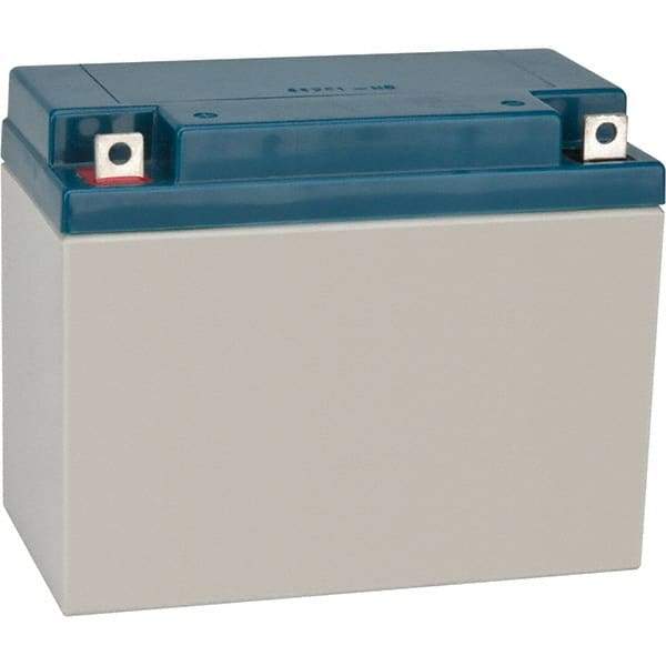Mule - Lead-Acid, Nut/Bolt Terminal, 6 Volt, 20 Amp, Lead Rechargeable Battery - 6mm Hole Diam, 3.27" Wide x 4.92" High x 6.18" Deep - Eagle Tool & Supply