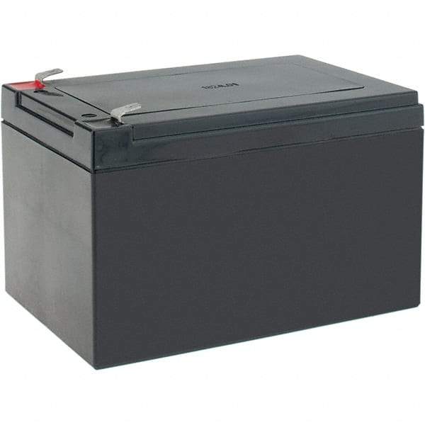 Mule - Lead-Acid, Quick-Disconnect Tab Terminal, 12 Volt, 10 Amp, Lead Rechargeable Battery - 6.35mm Tab Width x 0.8mm Tab Thickness, 3.86" Wide x 3.98" High x 5.94" Deep - Eagle Tool & Supply