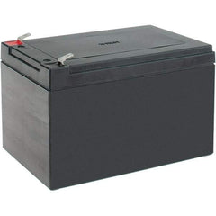 Mule - Lead-Acid, Quick-Disconnect Tab Terminal, 12 Volt, 12 Amp, Lead Rechargeable Battery - 6.35mm Tab Width x 0.8mm Tab Thickness, 3.86" Wide x 3.98" High x 5.94" Deep - Eagle Tool & Supply