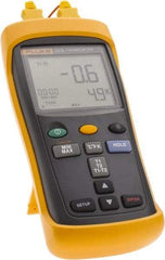 Fluke - -210 to 1,600°F Industrial Thermometer - Digital Display - Eagle Tool & Supply