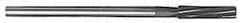 Alvord Polk - 19/32" High Speed Steel 8 Flute Chucking Reamer - Spiral Flute, 0.4355" Straight Shank, 2" Flute Length, 8" OAL - Eagle Tool & Supply