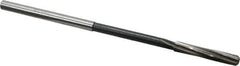 Interstate - 7/32" High Speed Steel Chucking Reamer - Spiral Flute, 0.2075" Straight Shank, 1-1/4" Flute Length, 5" OAL - Eagle Tool & Supply