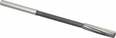 Interstate - 21/64" High Speed Steel Chucking Reamer - Spiral Flute, 0.2792" Straight Shank, 1-1/2" Flute Length, 6" OAL - Eagle Tool & Supply
