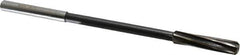 Interstate - 3/8" High Speed Steel Chucking Reamer - Spiral Flute, 0.3105" Straight Shank, 1-3/4" Flute Length, 7" OAL - Eagle Tool & Supply