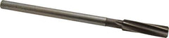 Interstate - 15/32" High Speed Steel Chucking Reamer - Spiral Flute, 0.373" Straight Shank, 1-3/4" Flute Length, 7" OAL - Eagle Tool & Supply