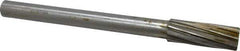 Interstate - 15/16" High Speed Steel Chucking Reamer - Spiral Flute, 3/4" Straight Shank, 2-5/8" Flute Length, 10" OAL - Eagle Tool & Supply