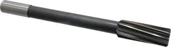 Interstate - 1-1/8" High Speed Steel Chucking Reamer - Spiral Flute, 7/8" Straight Shank, 2-7/8" Flute Length, 11" OAL - Eagle Tool & Supply