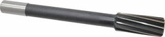 Interstate - 1-5/16" High Speed Steel Chucking Reamer - Spiral Flute, 1" Straight Shank, 3" Flute Length, 11-1/2" OAL - Eagle Tool & Supply