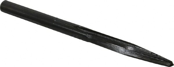 Made in USA - 5/16" Reamer Diam, 3/16" Small End Diam, 3/8" Diam Straight Shank, 2-3/4" Flute, Bridge Reamer - Eagle Tool & Supply