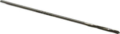 Interstate - 5/64" Cobalt 4 Flute Chucking Reamer - Spiral Flute, 0.072" Straight Shank, 3/4" Flute Length, 3" OAL - Eagle Tool & Supply