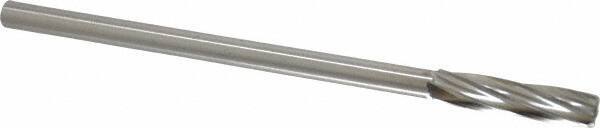 Interstate - 11/32" Cobalt 6 Flute Chucking Reamer - Spiral Flute, 0.2792" Straight Shank, 1-1/2" Flute Length, 6" OAL - Eagle Tool & Supply