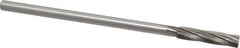 Interstate - 3/8" Cobalt 6 Flute Chucking Reamer - Spiral Flute, 0.3105" Straight Shank, 1-3/4" Flute Length, 7" OAL - Eagle Tool & Supply