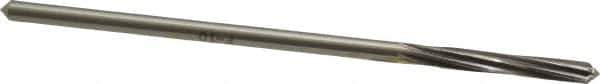 Made in USA - 11/64" High Speed Steel 6 Flute Chucking Reamer - Spiral Flute, 0.1645" Straight Shank, 1-1/8" Flute Length, 4-1/2" OAL - Eagle Tool & Supply